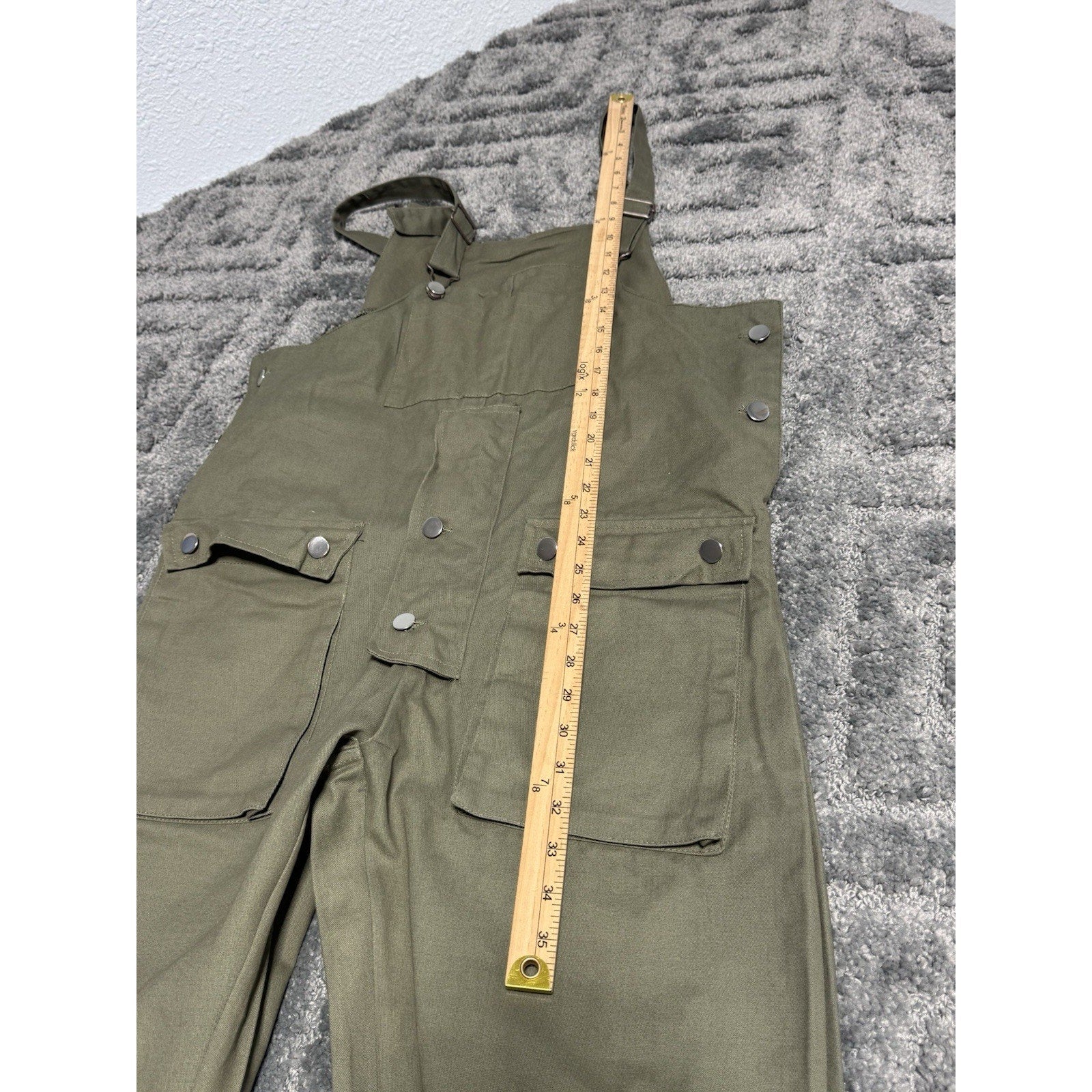 Men's Jumpsuit Pants Overall Cargo Casual Workwear XL Cotton Trousers Loose