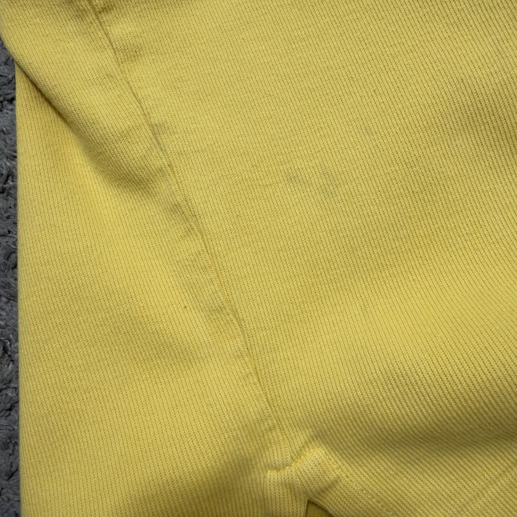 Polo Ralph Lauren Sweater Mens XL Yellow Estate Rib Quarter Zip Pullover/ Spot