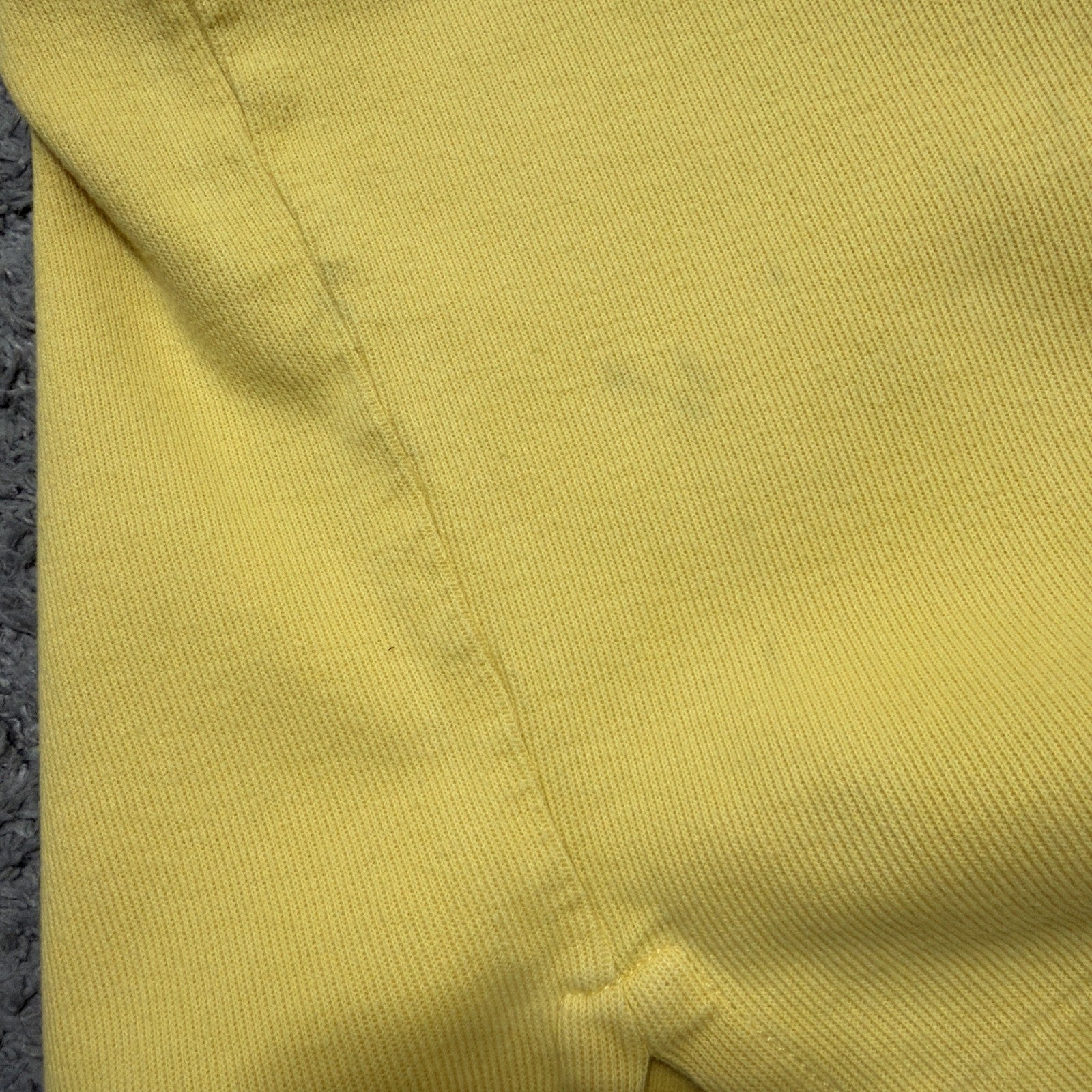 Polo Ralph Lauren Sweater Mens XL Yellow Estate Rib Quarter Zip Pullover/ Spot
