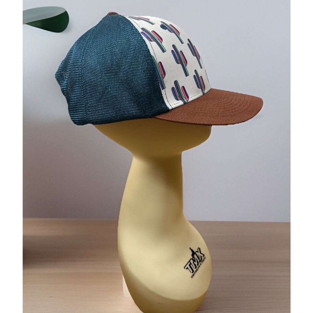 Ariat Cactus Snapback Trucker Hat Multi OSFM Mesh Back Colorblock
