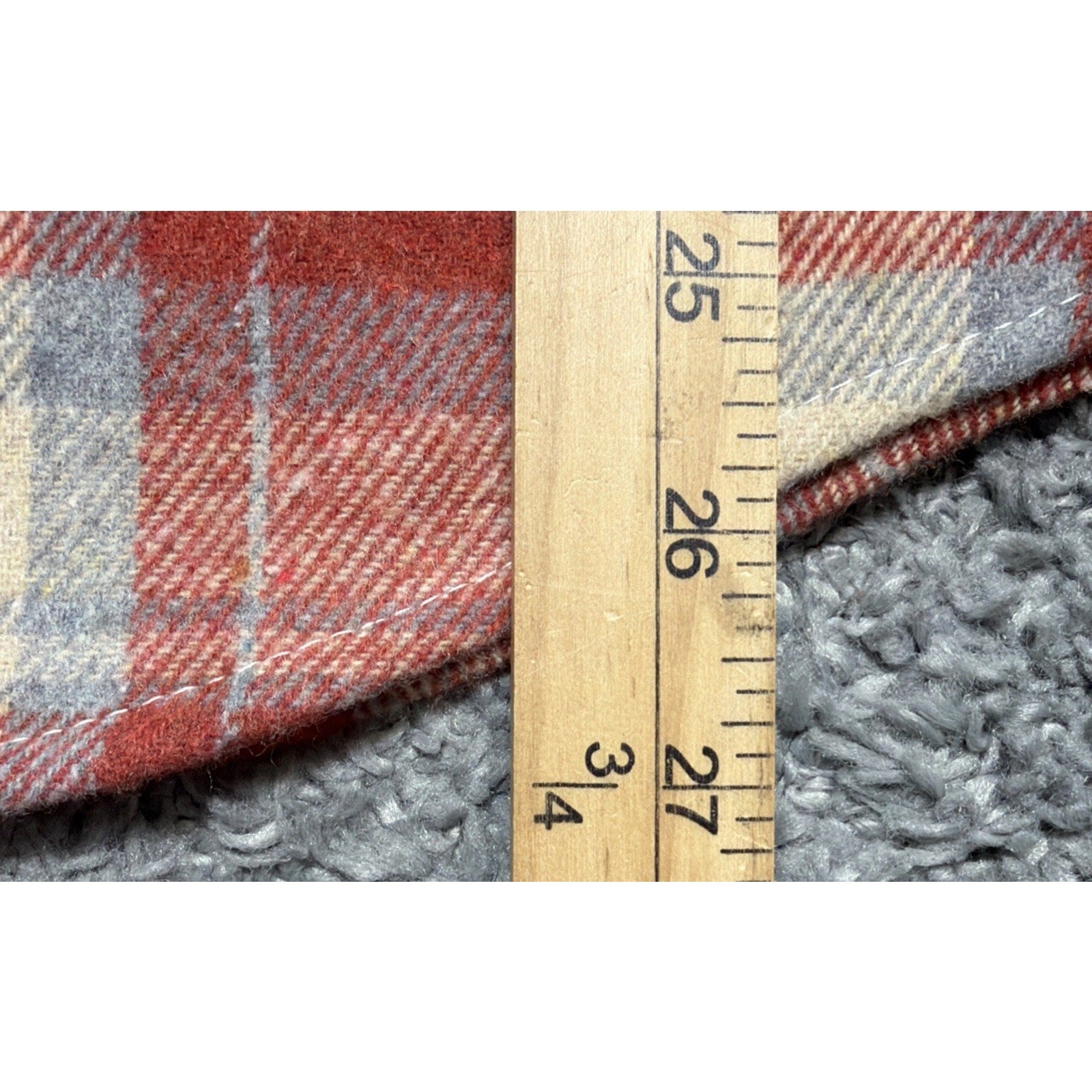 Zeagoo Oversized Plaid Flannel Shacket Button Down Long Sleeve Coat Small NWT