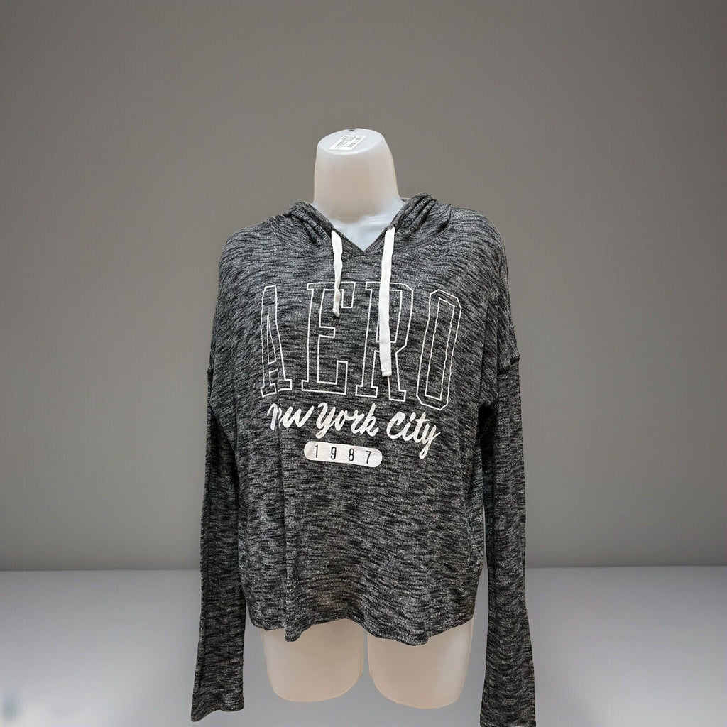 Aero New York City Hooded Pullover Sweatshirt Hoodie Women's Large Aeropostale