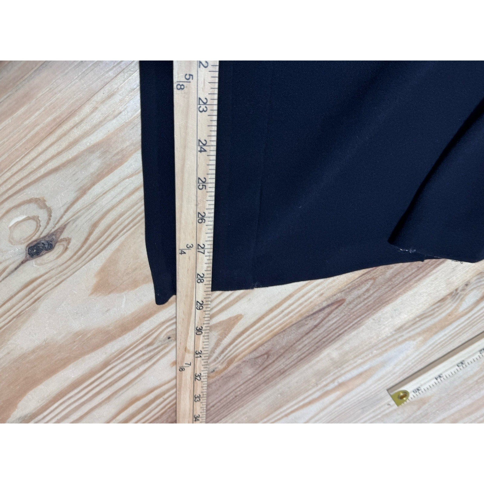 Apt 9 Black Flutter Short Sleeve Jumpsuit Women’s Size Small