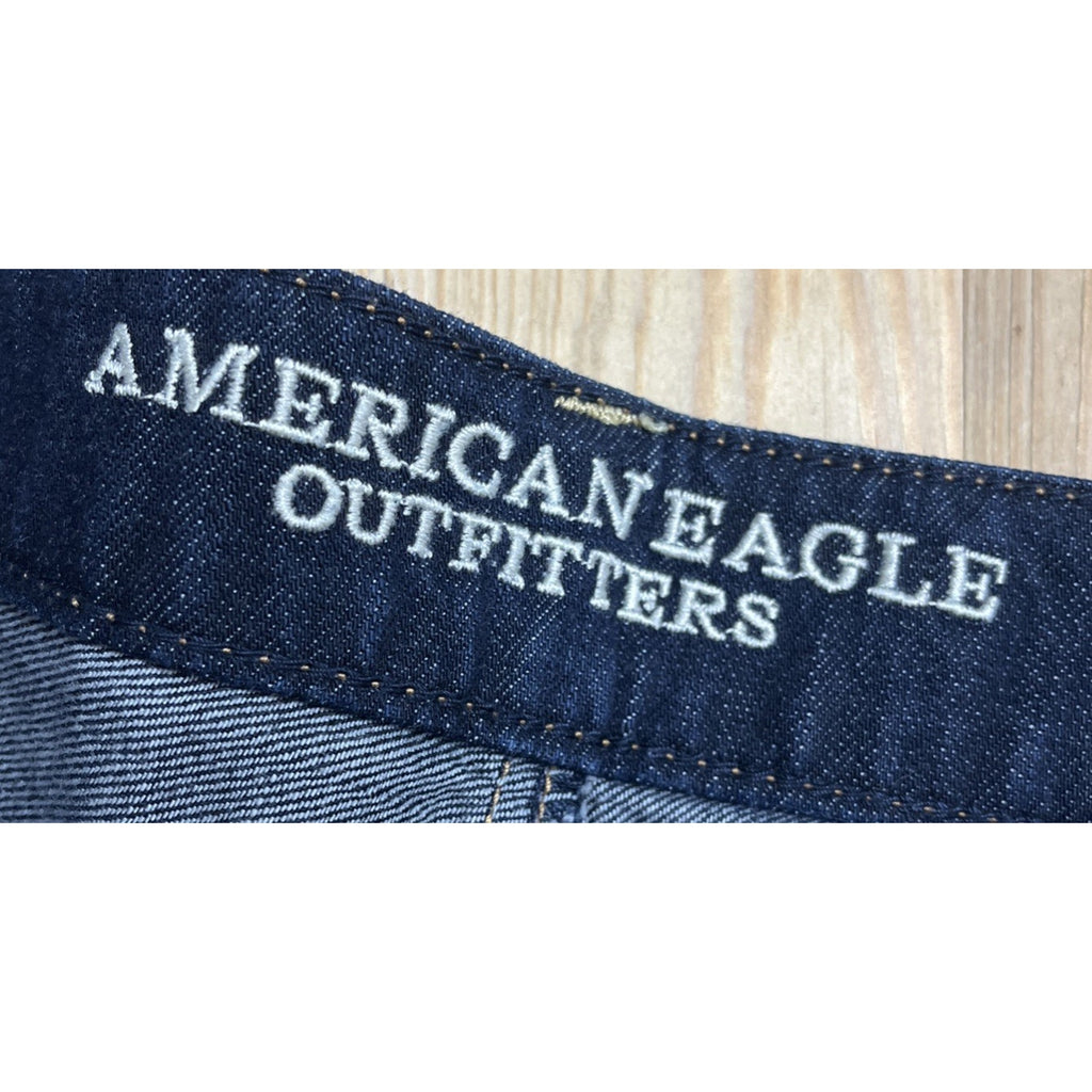 AE AMERICAN EAGLE MIDI STRETCH WOMENS JEAN SHORTS SIZE 6