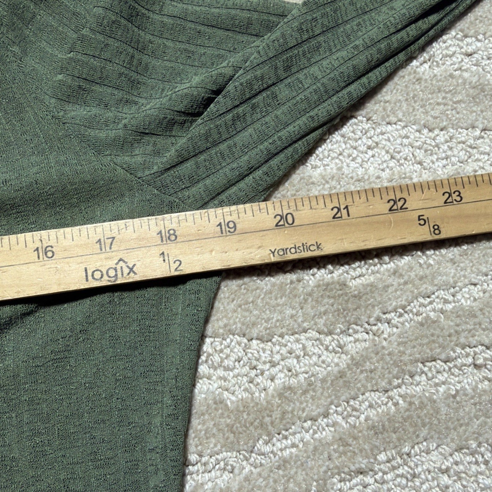 Cider Asymmetrical Long Sleeve Button Top Ribbed Size XL NWT