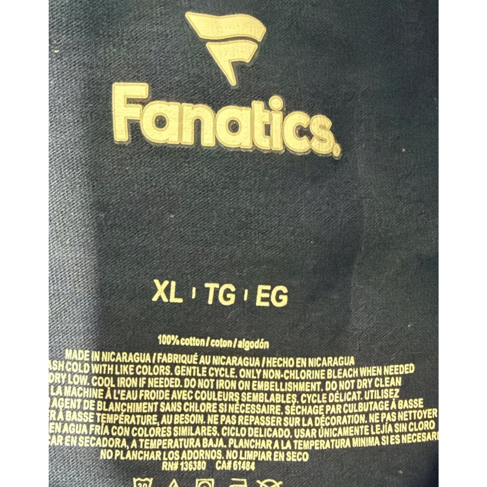 Chicago White Sox Fanatics Men's Navy USA Banner Wave T-Shirt Size XL NWT