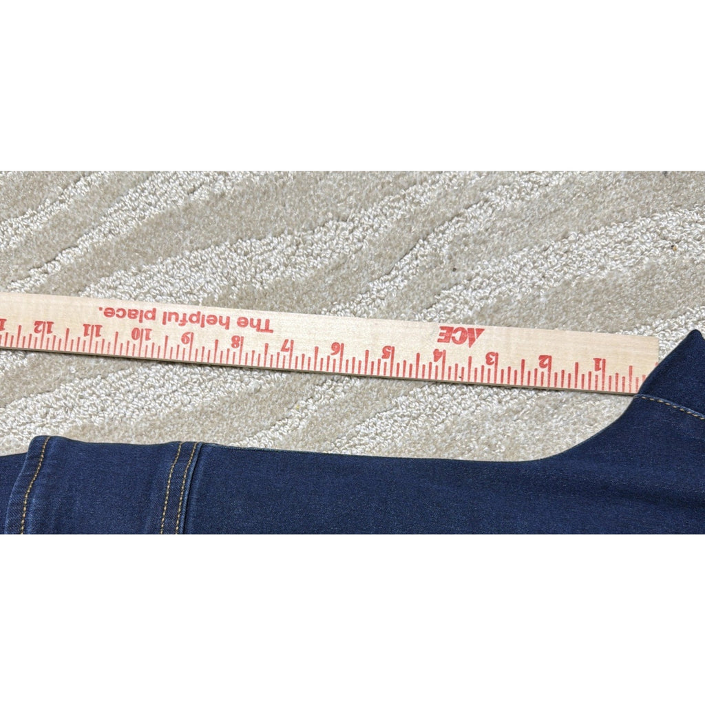 INC Jeans Women's Plus Size 16W Blue Pull On Mid Rise Core Denim Jeggings NWT
