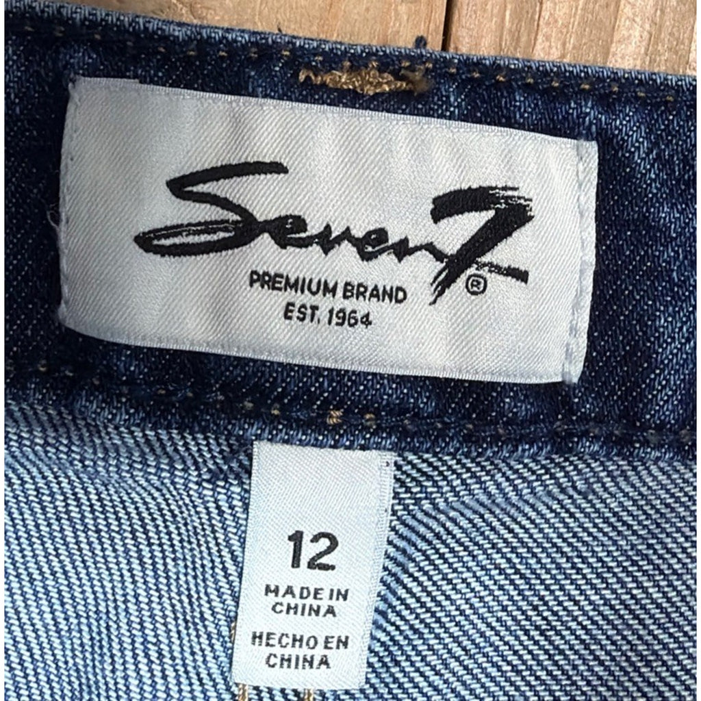 Denim Jeans Seven7 Vintage straight High Rise Blue Women’s size 12