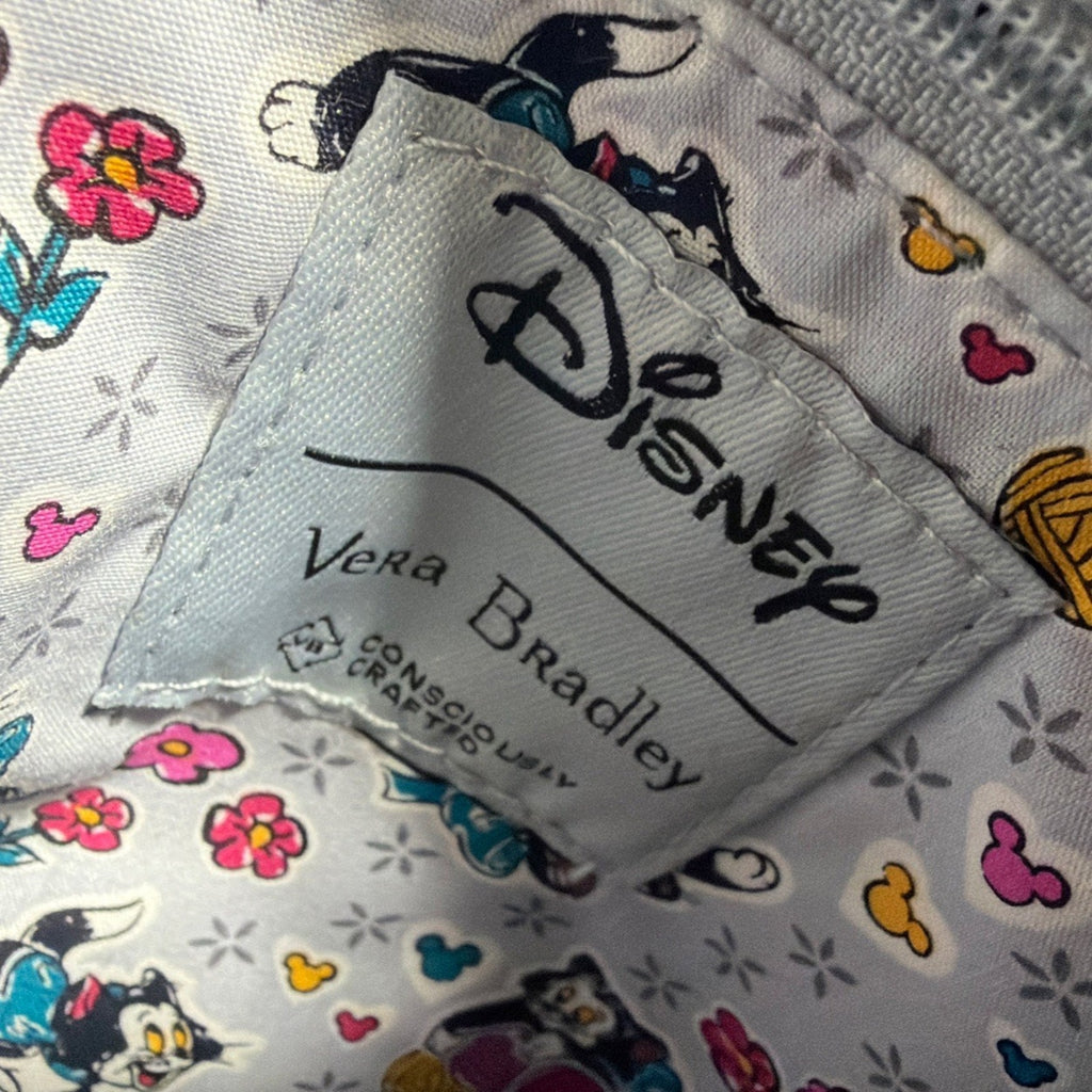 Vera Bradley Triple Compartment Crossbody Mickey Mouse Piccadilly Paisley Minnie