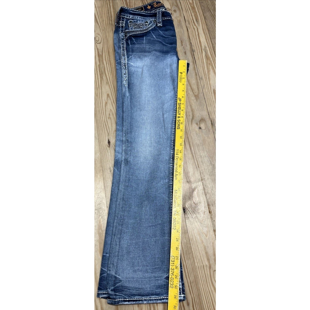 Rock Revival Women's Yanka Mid-Rise Boot Jeans Size 29