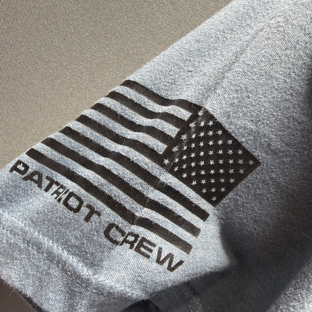 USA Flag Patriotic Crew T-Shirt American Flag Graphic Tee 4th July Independence