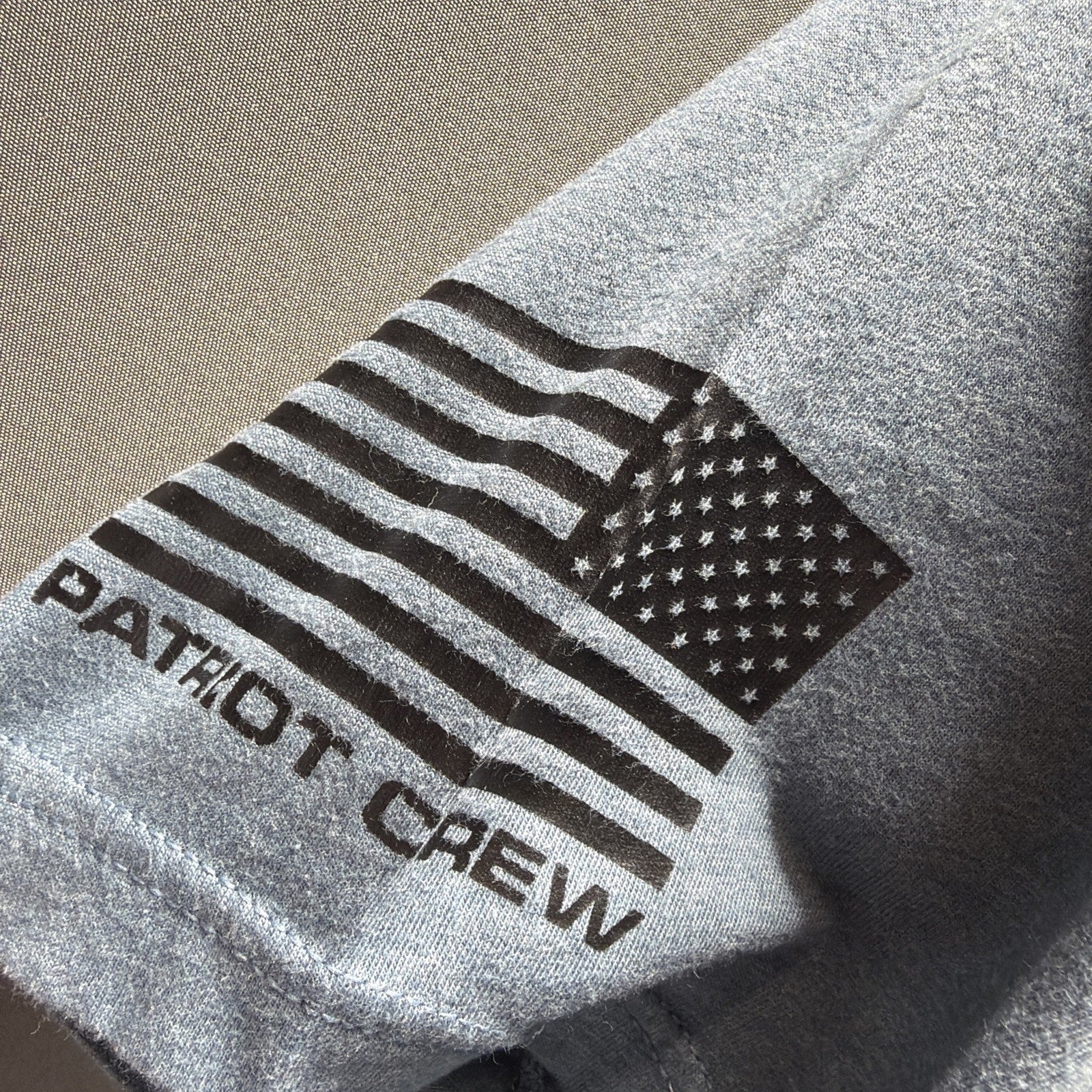 USA Flag Patriotic Crew T-Shirt American Flag Graphic Tee 4th July Independence