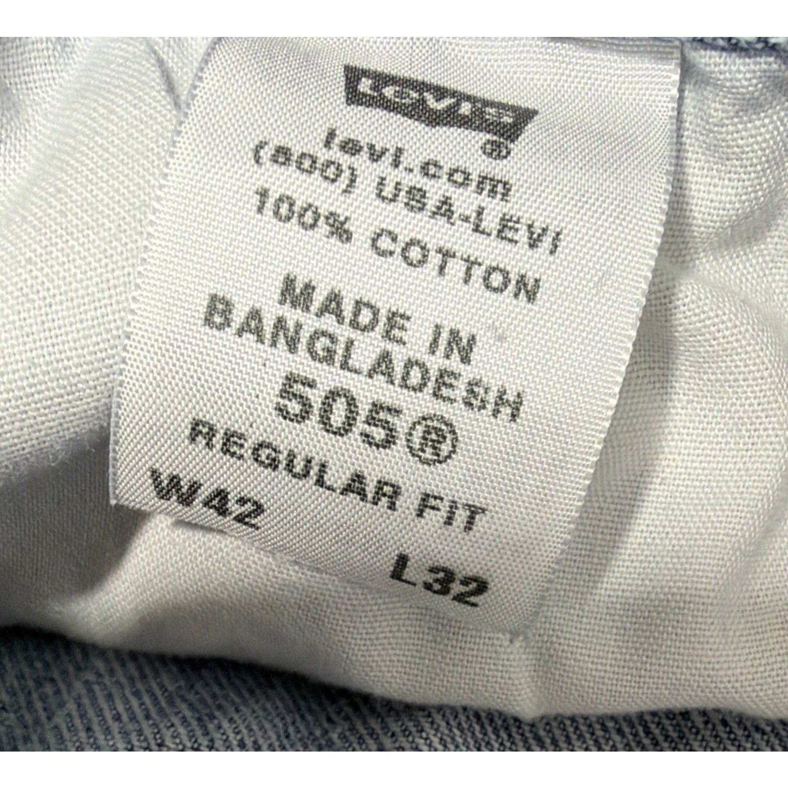 Vintage Levis 505 Men's Denim Jeans Size 42x32 Workwear Casual Measure 40x30