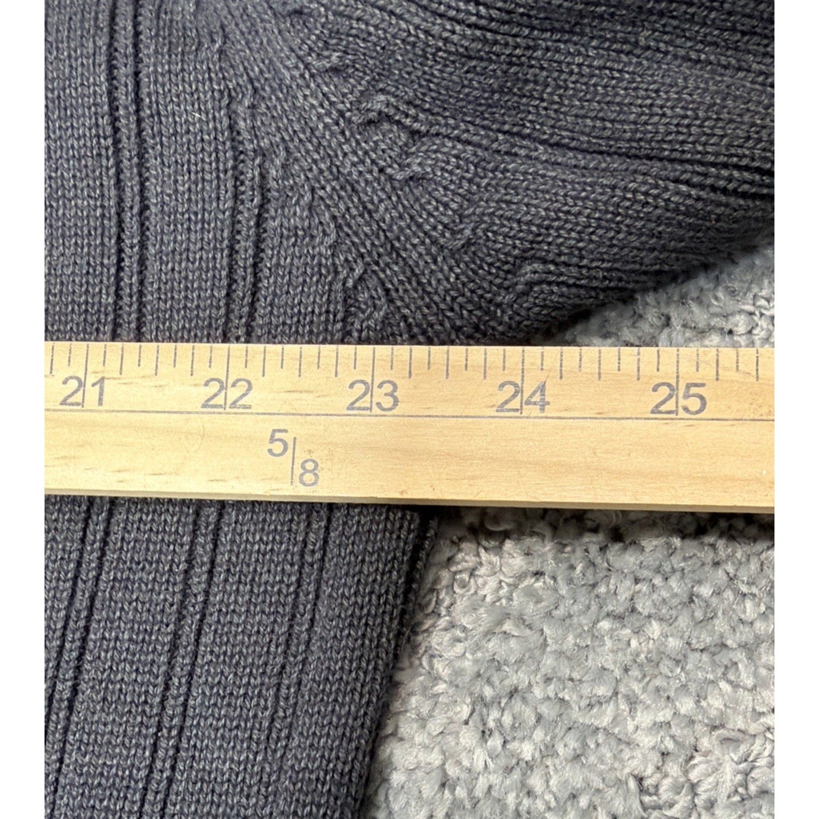 Hathaway Sweater Mens XL Black 1/4 Zip Mock Neck Ribbed Cotton Preppy Y2K