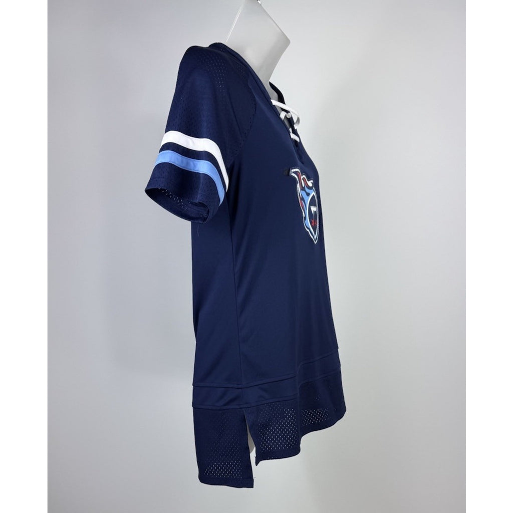 Tennessee Titans Women's NFL Team Apparel Shirt Medium V-neck
