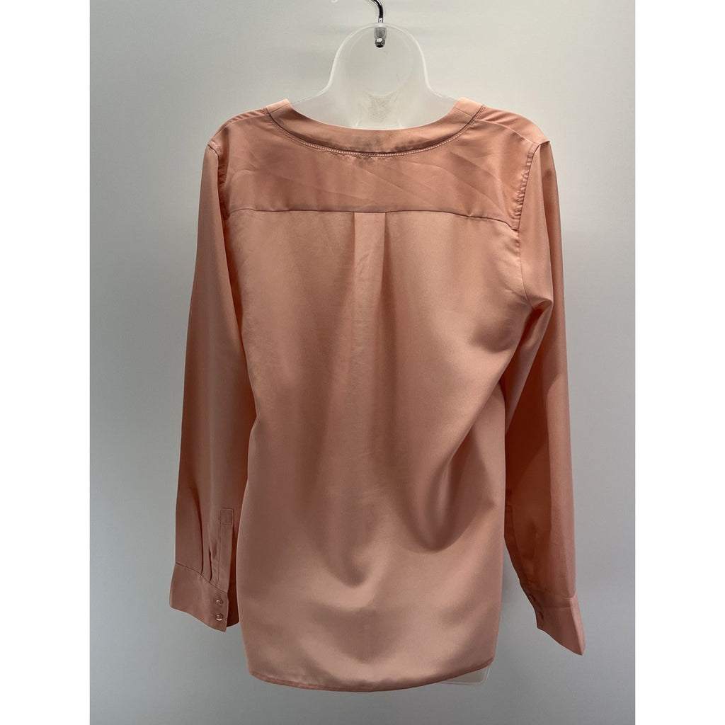 J.Crew Long Sleeve M Drapey V-Neck Top Size Medium