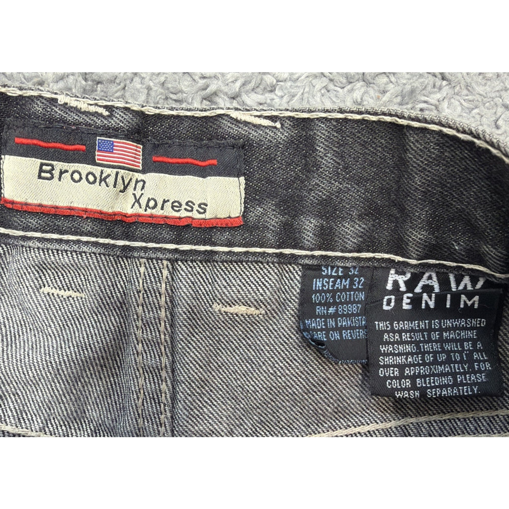 Vintage Brooklyn Xpress Jeans Mens 32 Carpenter Baggy Hip Hop Streetwear Y2K