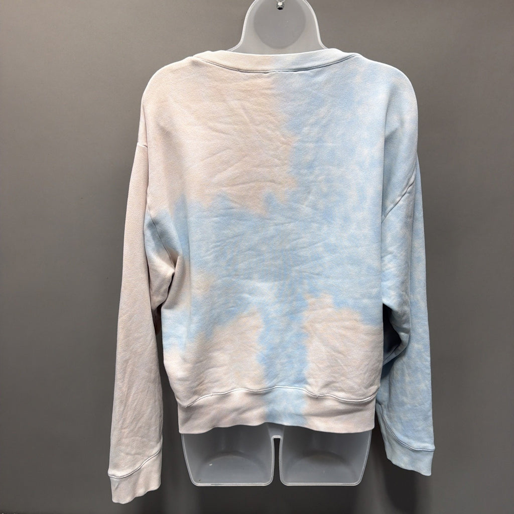 7 For All Mankind Women's Oversized Terry Sweatshirt Size Small Minimalist Flaw