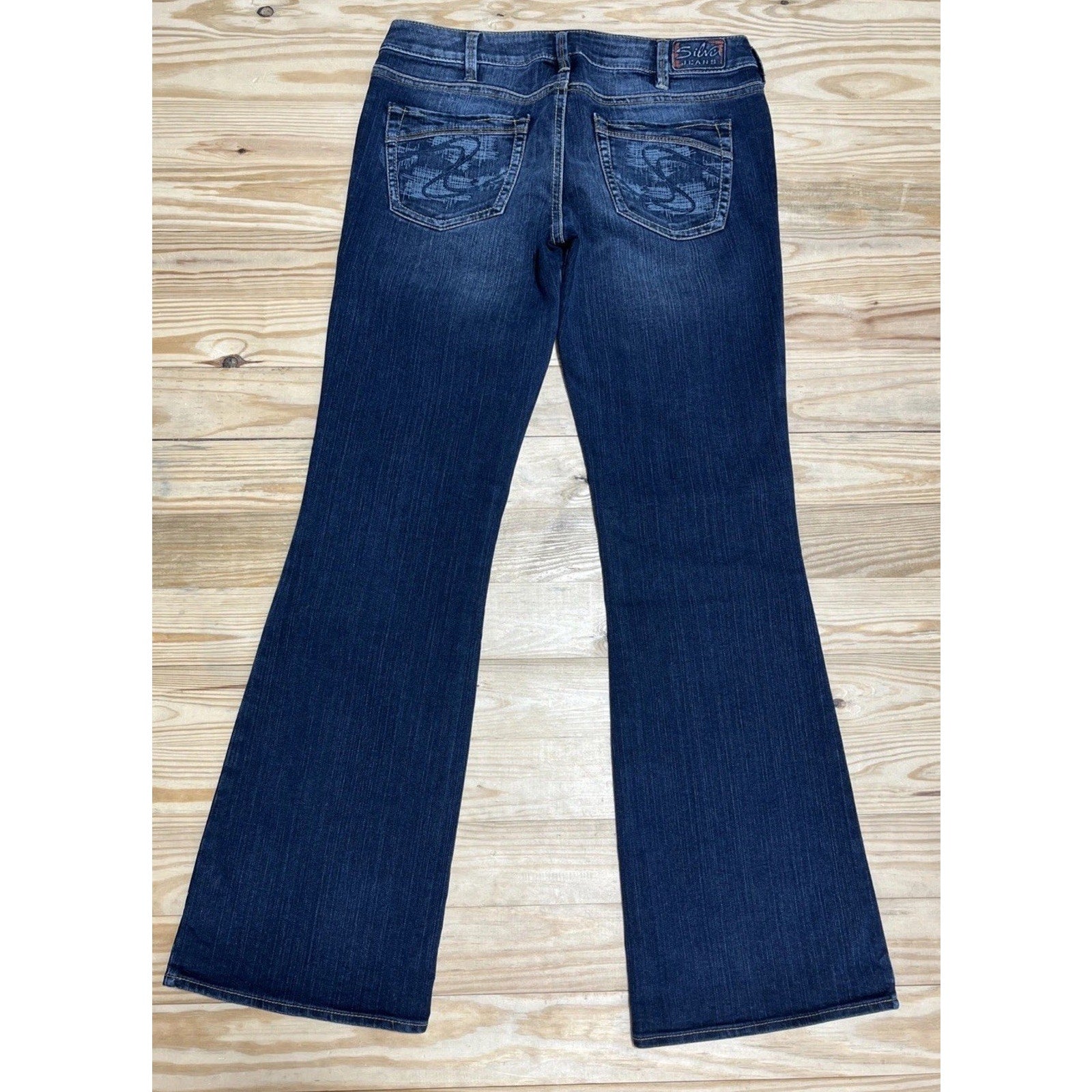 SILVER AIKO BOOTCUT WOMENS 31 WAIST 31 LEG MEDIUM DRK BLUE