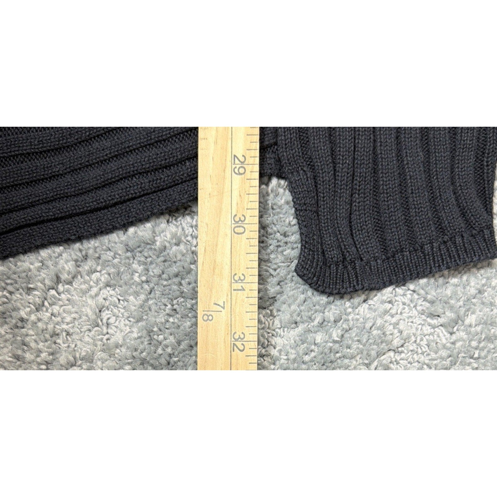 Express Long Sleeve Open Cardigan Size L Black Career Casual Minimalist