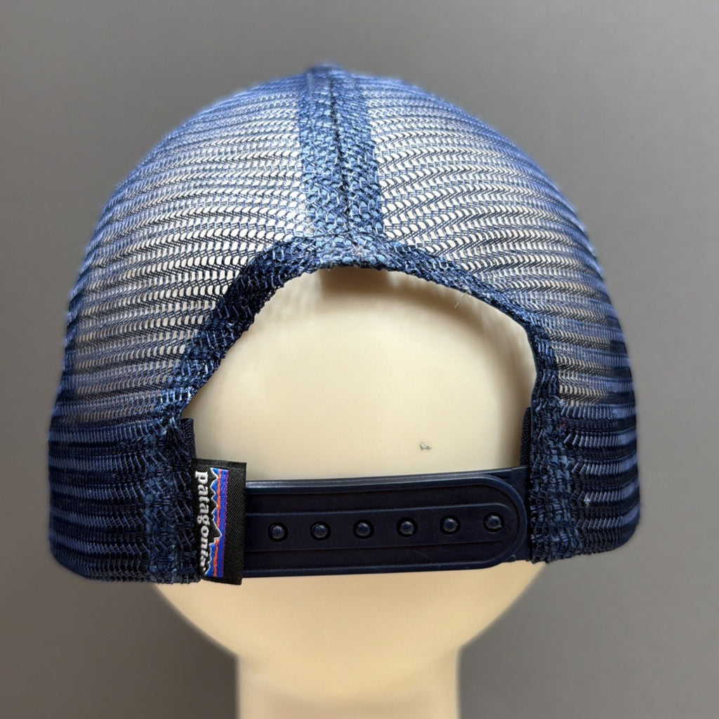 Patagonia P-6 Logo LoPro Trucker Hat Navy Blue