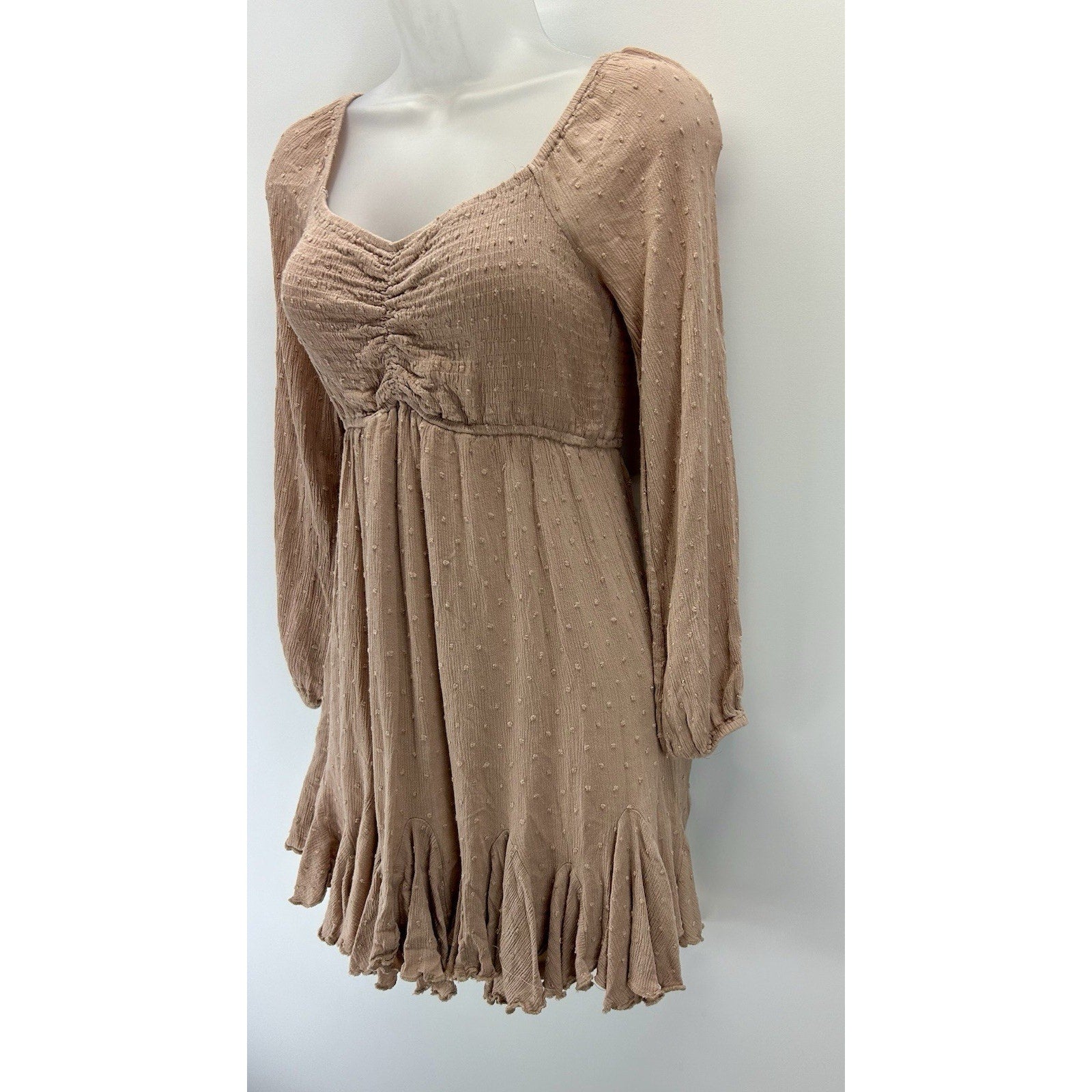 Berry N Cream Women's Darling Lacey Gauze Boho Dress, Size Medium .