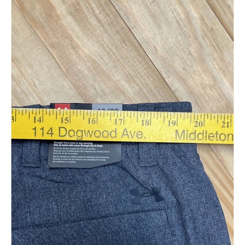 NWT Under Armour Straight Droit Recto Golf Pants Men's Gray Chino 40x32