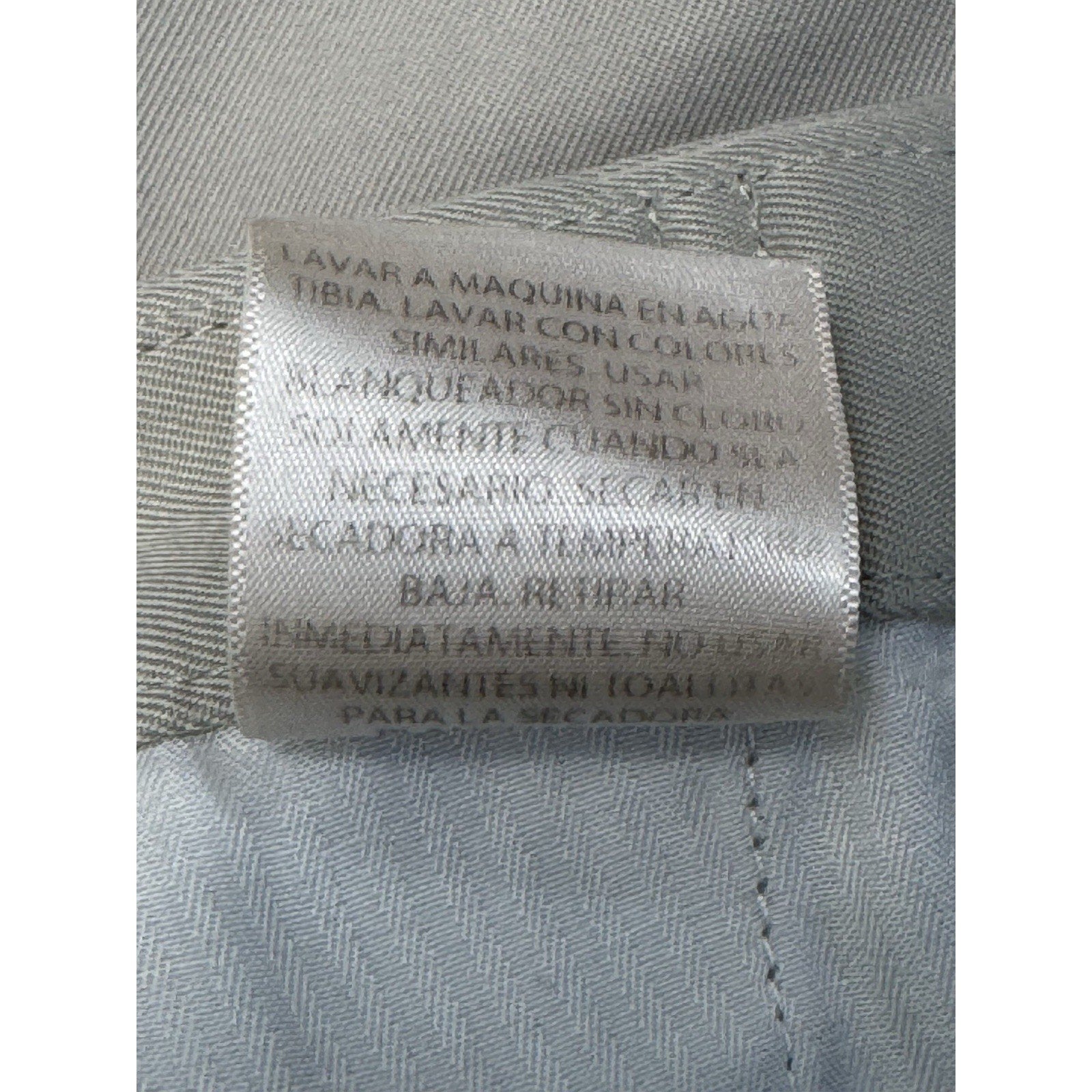 Haggar Beige Flat Front Adjustable Waist Shorts Mens Size 38