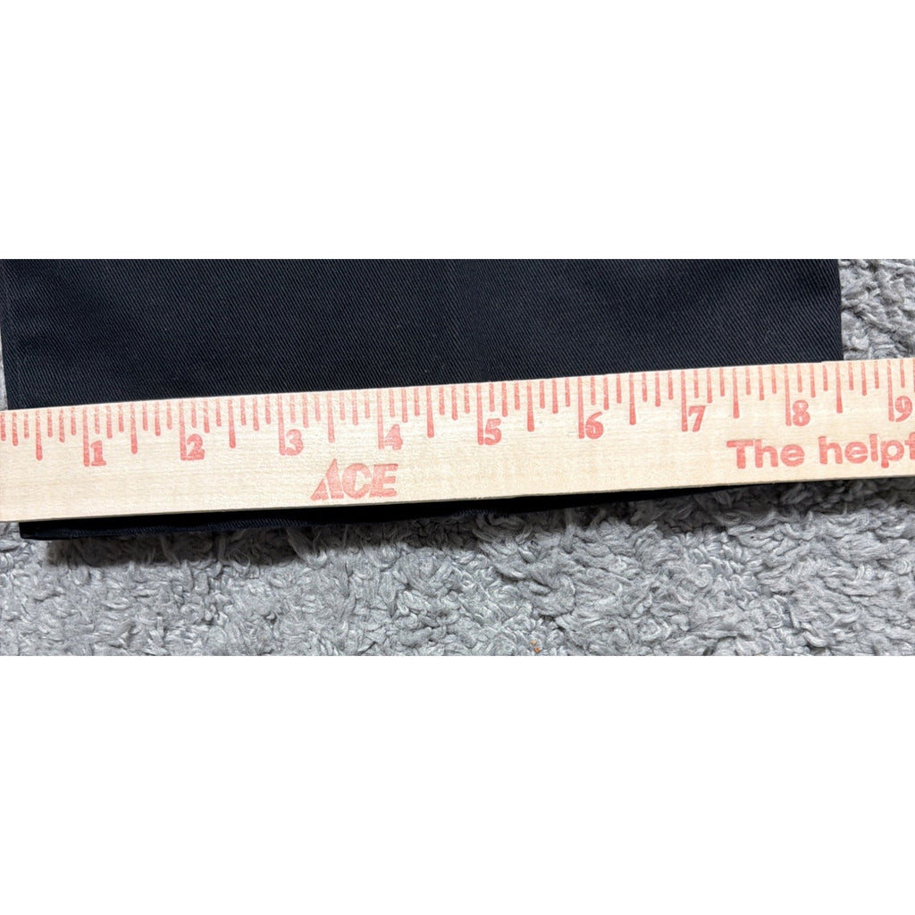 Haggar Black Label chino pants mens 36 x 34 comfort waist Black dress