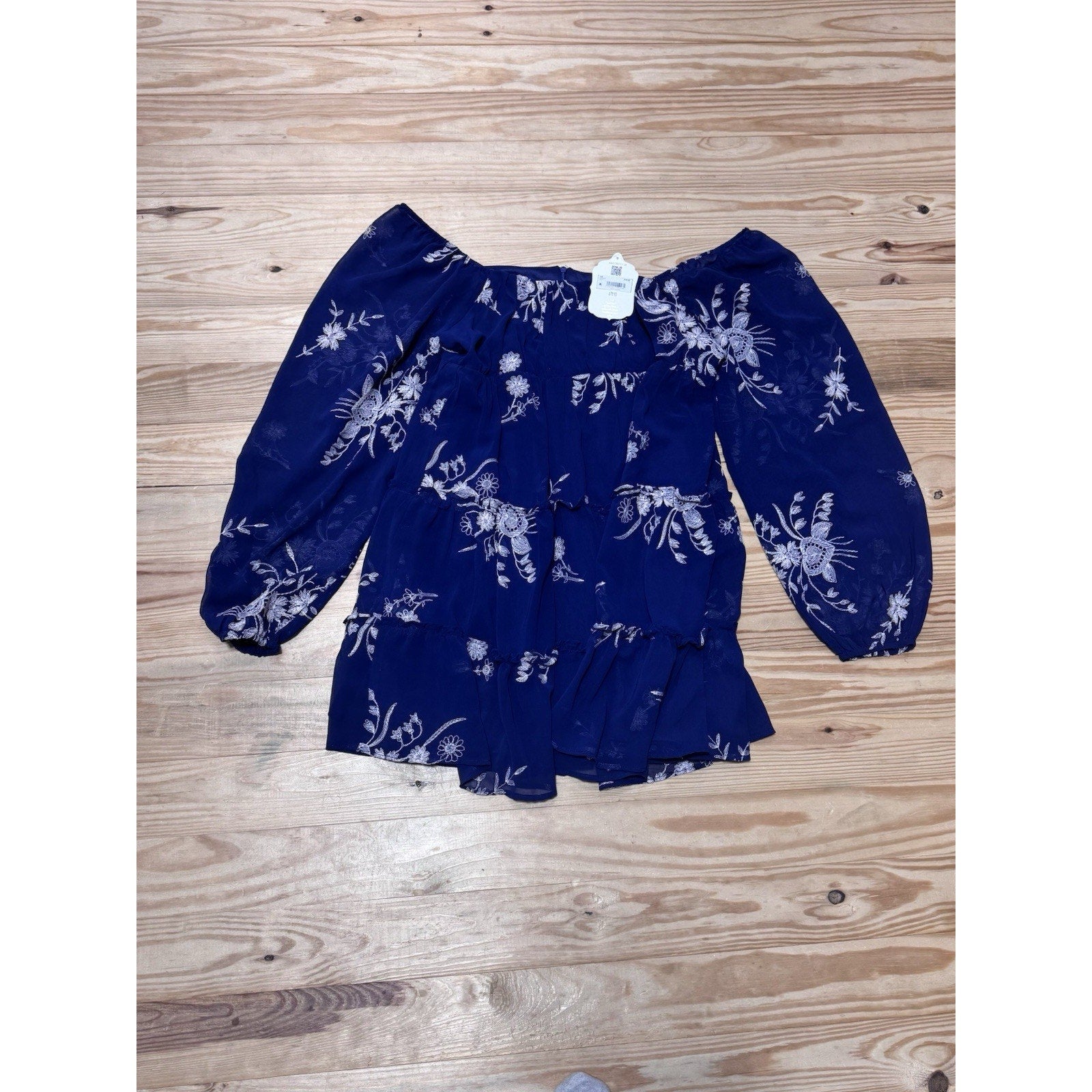 Alter’d State Embroidered Boho Hippy Long Sleeve Dress Women’s Size Medium NWT