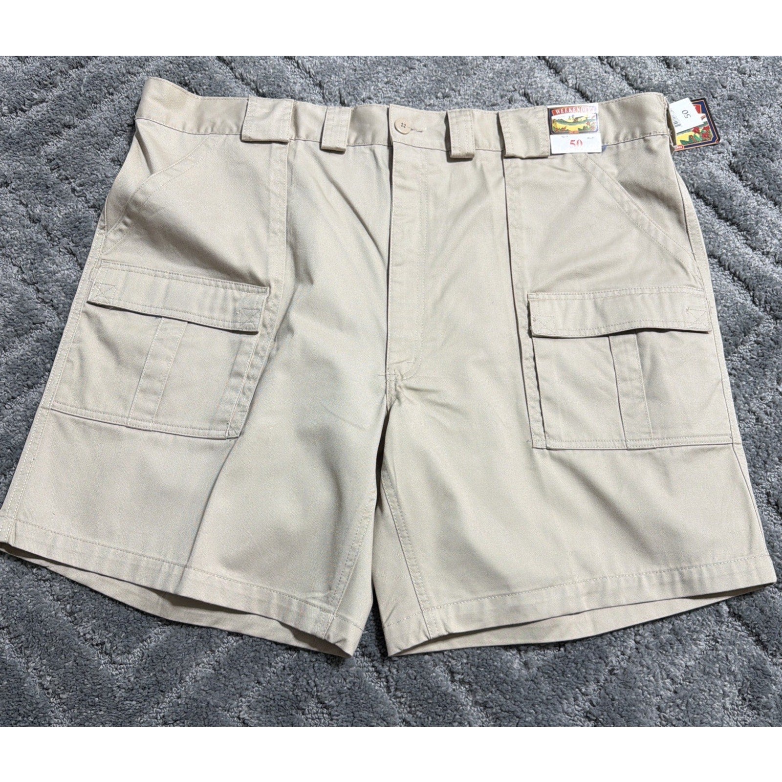 Weekender cargo hiking shorts men's Sz 50x9 comfort waist Cotton outdoor New