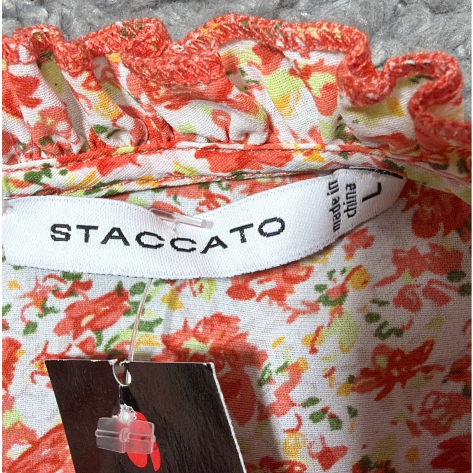 Staccato Tiered Floral Sleeveless Slip Dress, Size Large NWT Lagenlook