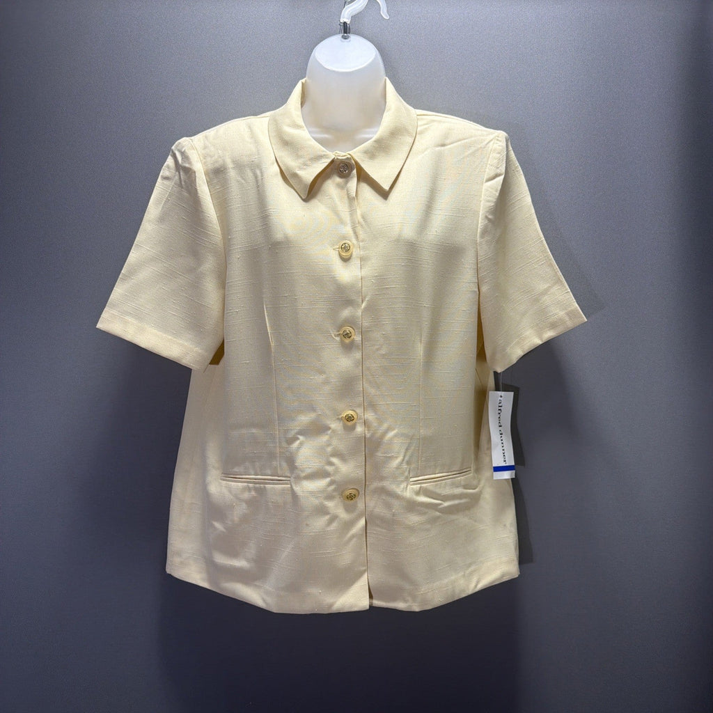 Vtg Alfred Dunner Blouse TOPS/Blazer work uniform Women Size 16 Made In USA