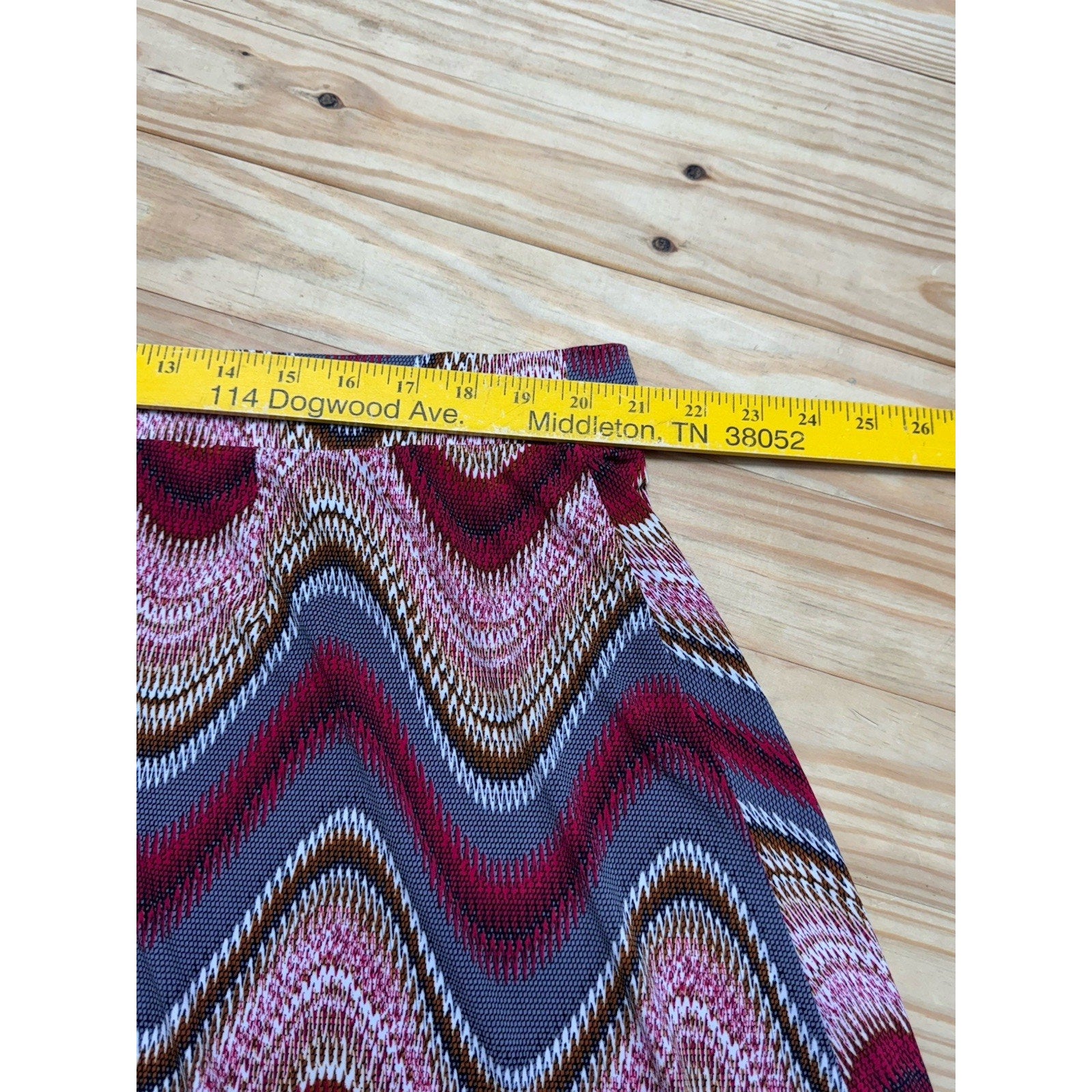 Cato Women's Casual Skirt A-Line Elastic Waist Knee Length Multicolor Size 18/20