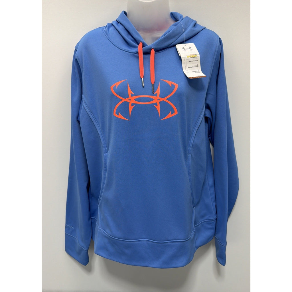 Women's Under Armour Storm Hoodie Sweatshirt L All Seasons Gear Loose Fit- New