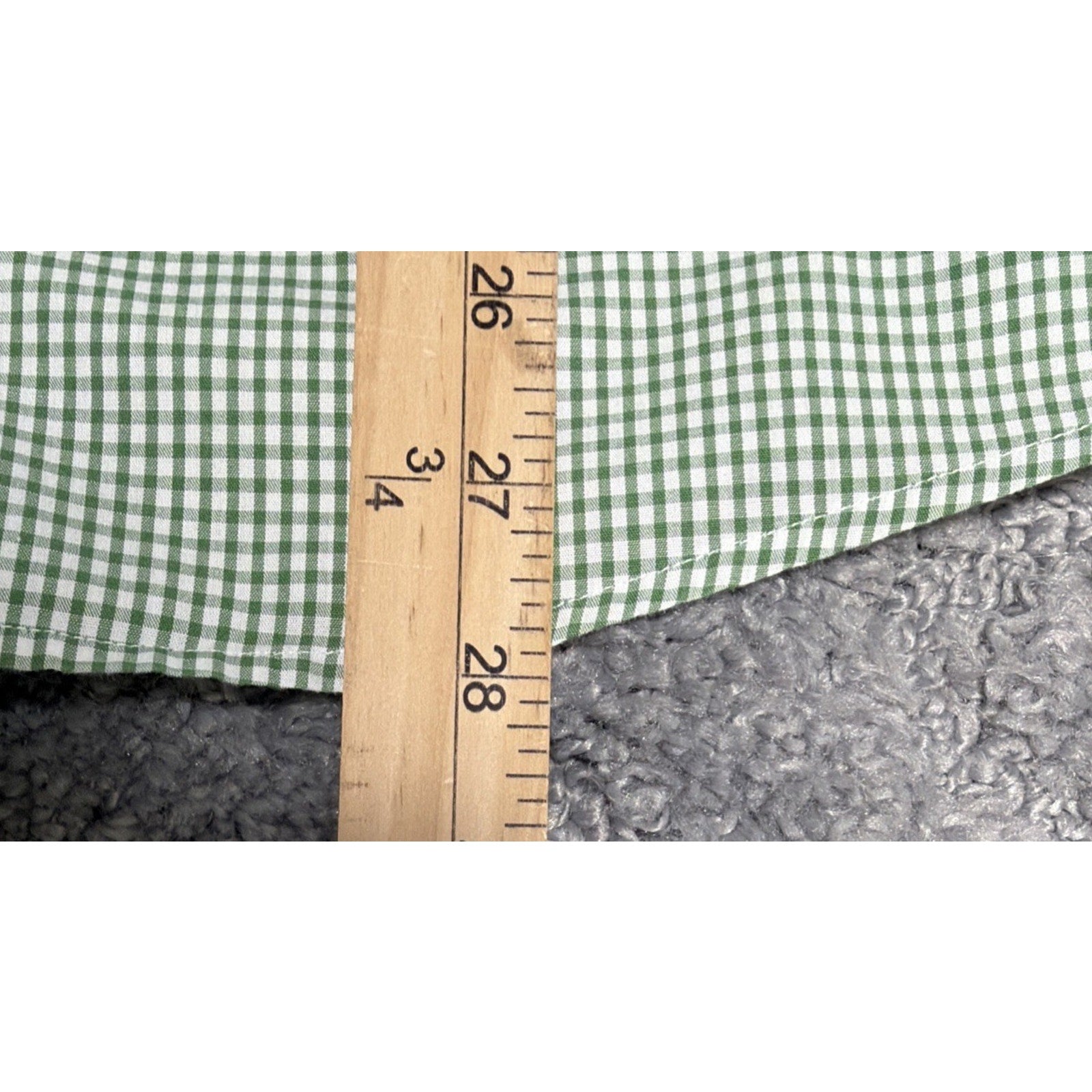 MICHAEL KORS DESIGNER BUTTON UP LONG SLEEVE SHIRT Mens L Gingham Check Preppy