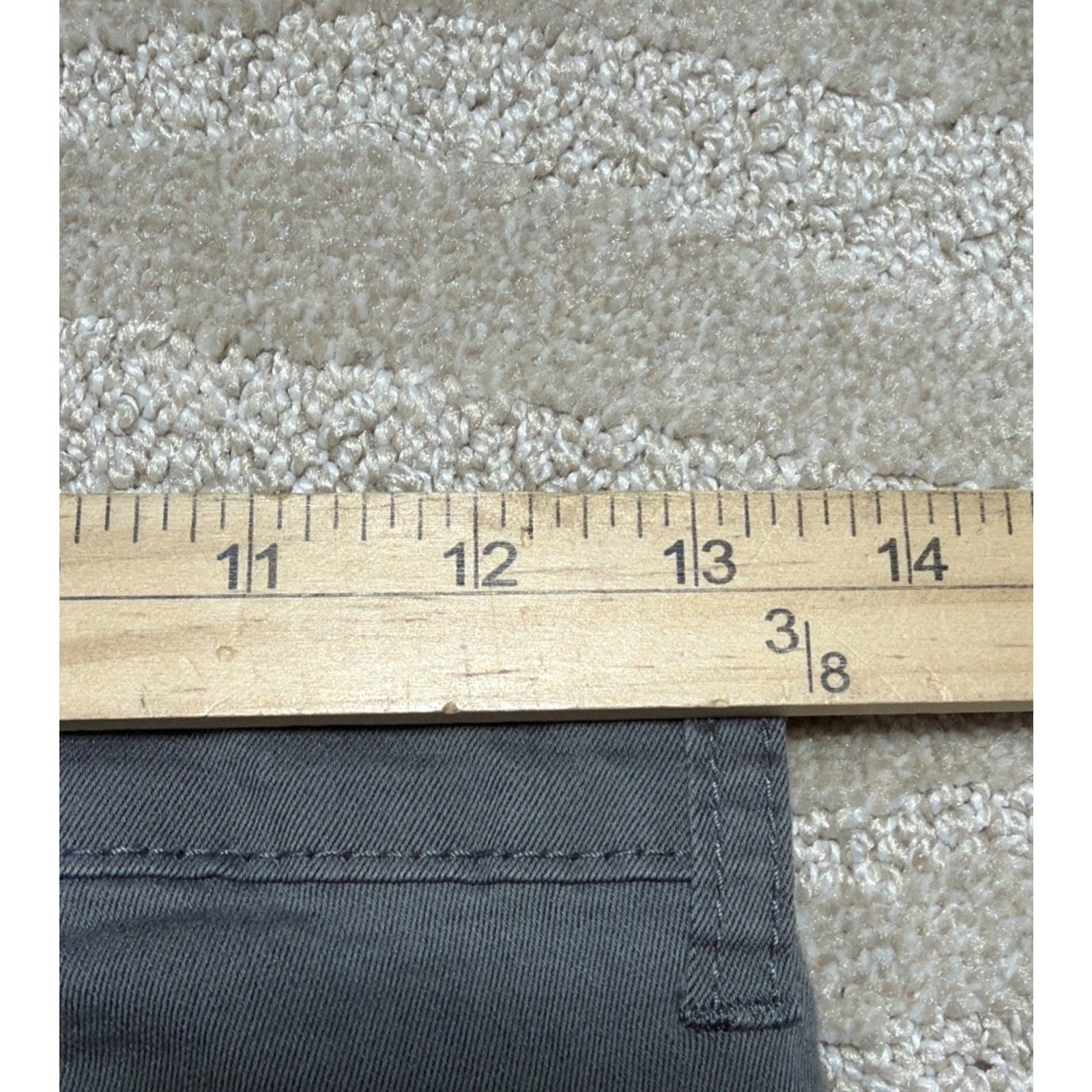 LILAC SUNSET Women's Grey Cargo Pants Straight Size 1 Cotton Utility 26x30