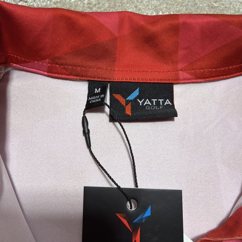 Yatta Golf Womens M US Open Golf Polo Shirt Performance Moisture Wicking Top NWT