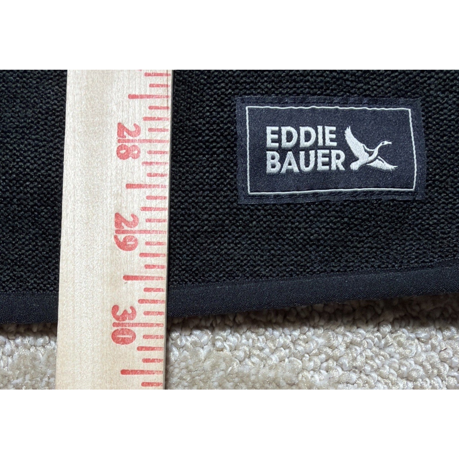 Eddie Bauer Men's 1/4 Snap Sweater Fleece Pullover Size 2XL Black