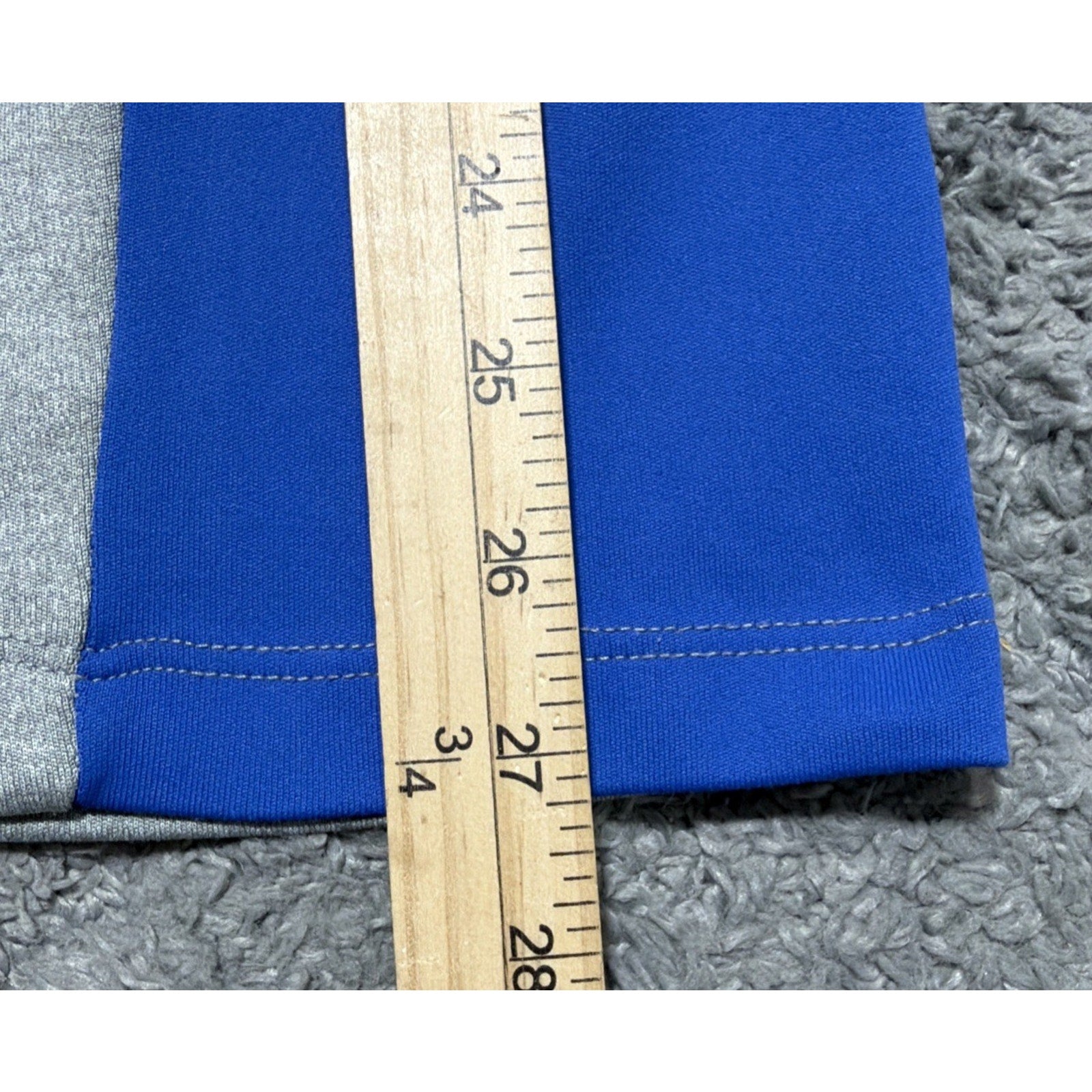Under Jeans Men Athlete Performance Gear Pullover Hoodie Sz M Gray Blue