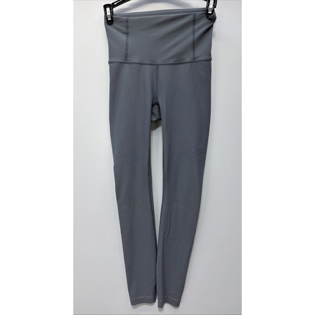 Lululemon Zoned In Tight SENSEKNIT Reflective Detail Size 4 Steel STLE 54233 EUC