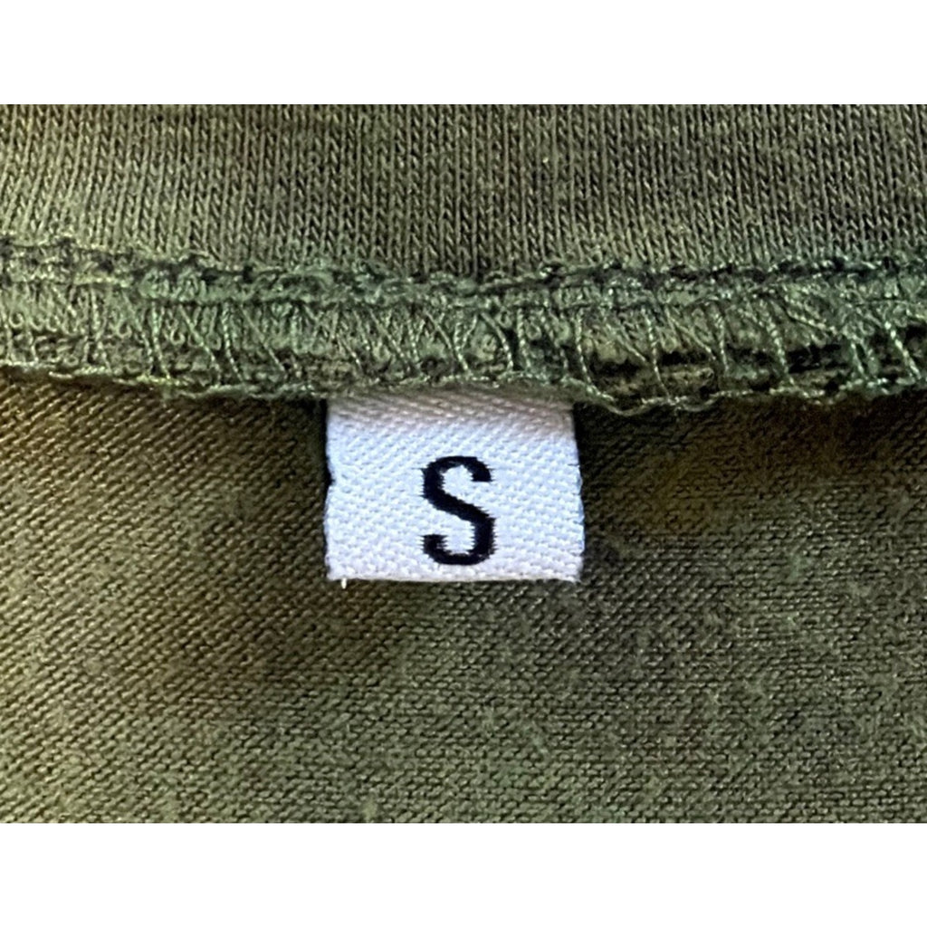 T-SHIRT DRESS Green Swing Size Small Pockets Stretch