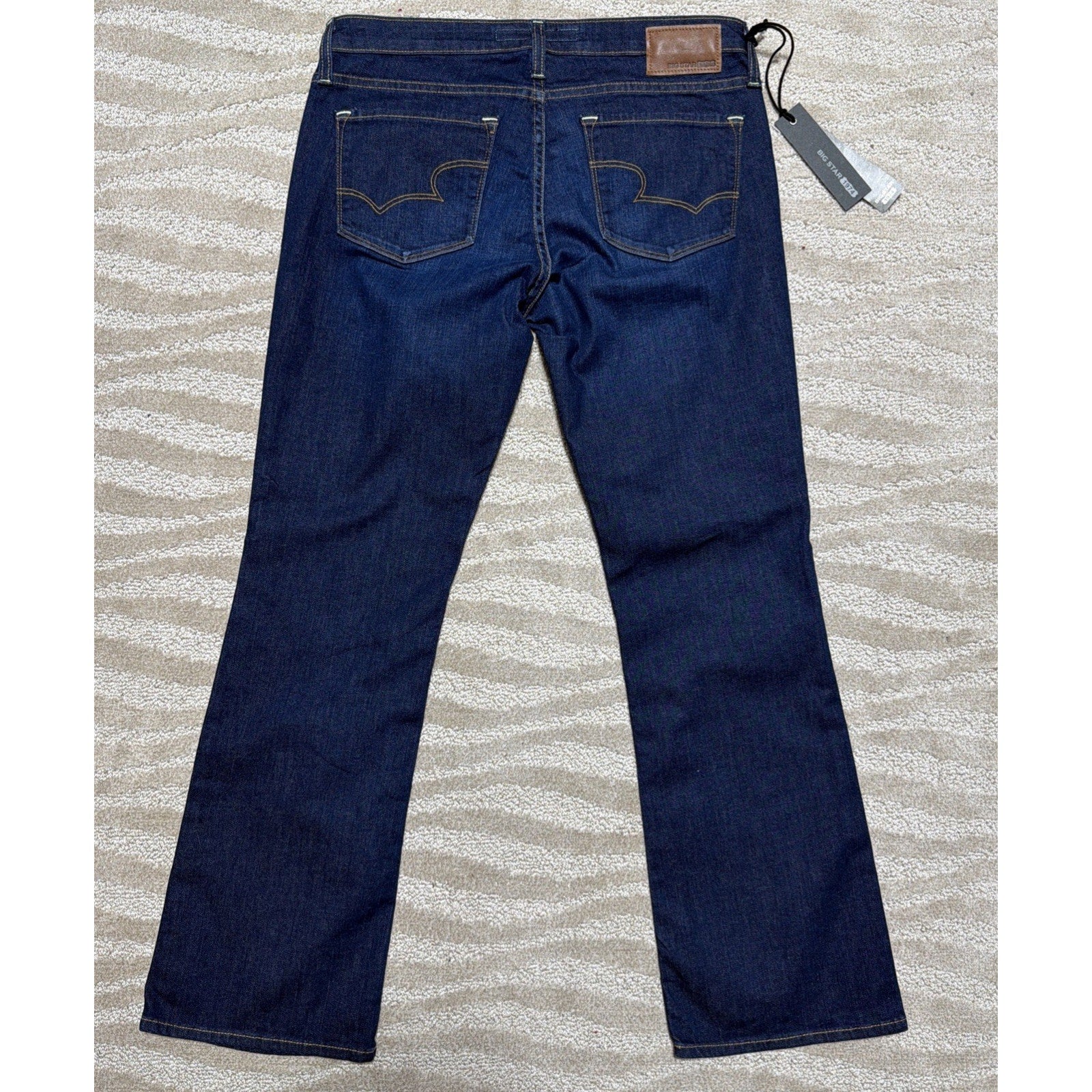 Big Star Remy Low Rise Fit Women's Blue Jeans Denim 32S Stretch Sz 32x30 NWT Y2K