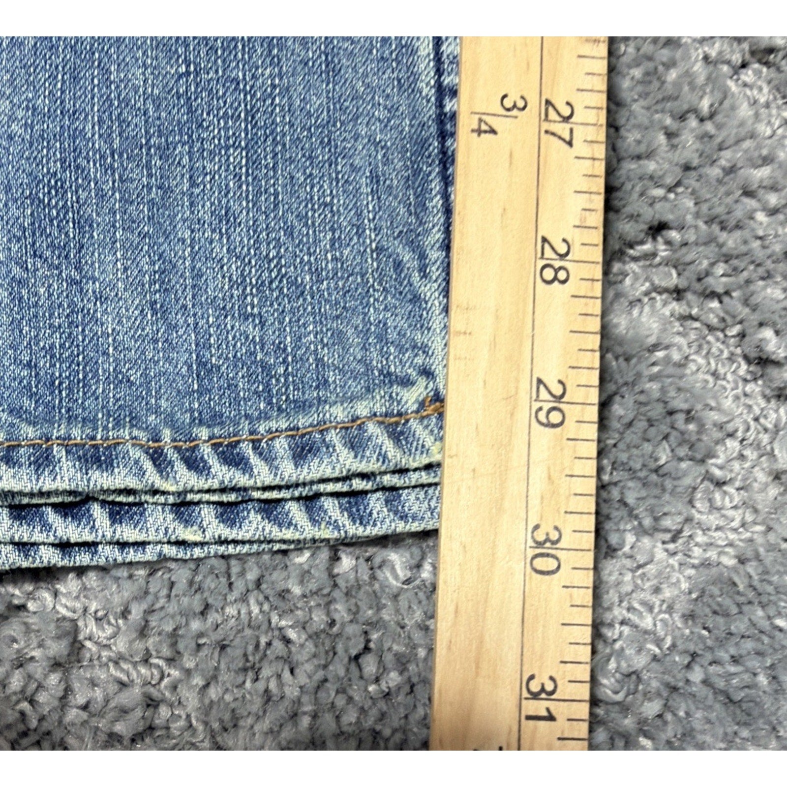 Mens Old Navy Famous Straight Droit Recto Blue Denim Jeans Size 38x30
