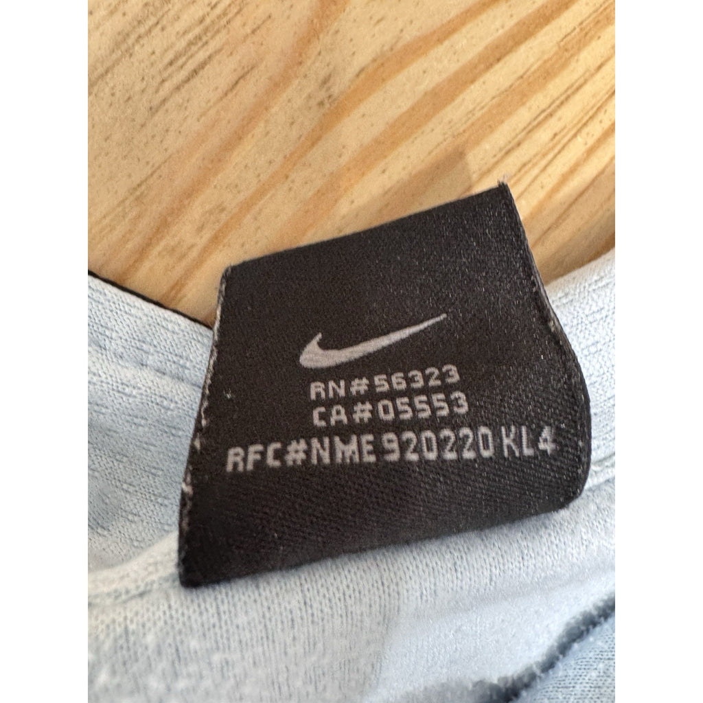 NIKE Sportswear Sherpa Fleece Jacket Girls XL Y2k Vtg Gray ColorBlock Full Zip