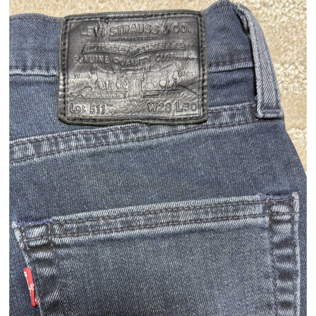 LEVI’S 511 PREMIUM Big E Slim Fit Jeans Men Size 28x30 DZ5826