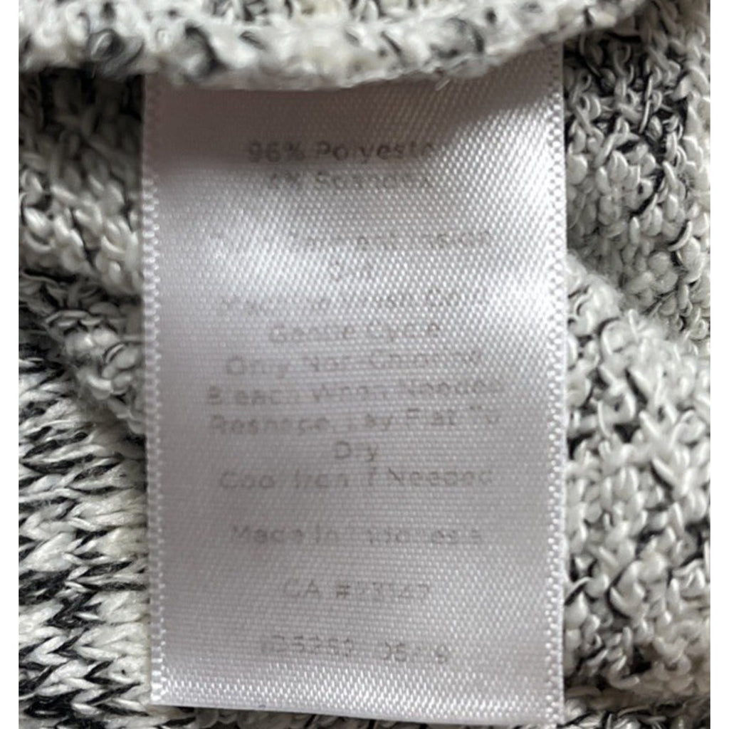 Talbots Black Cream 2X Geometric Crosshatch Pullover Sweater