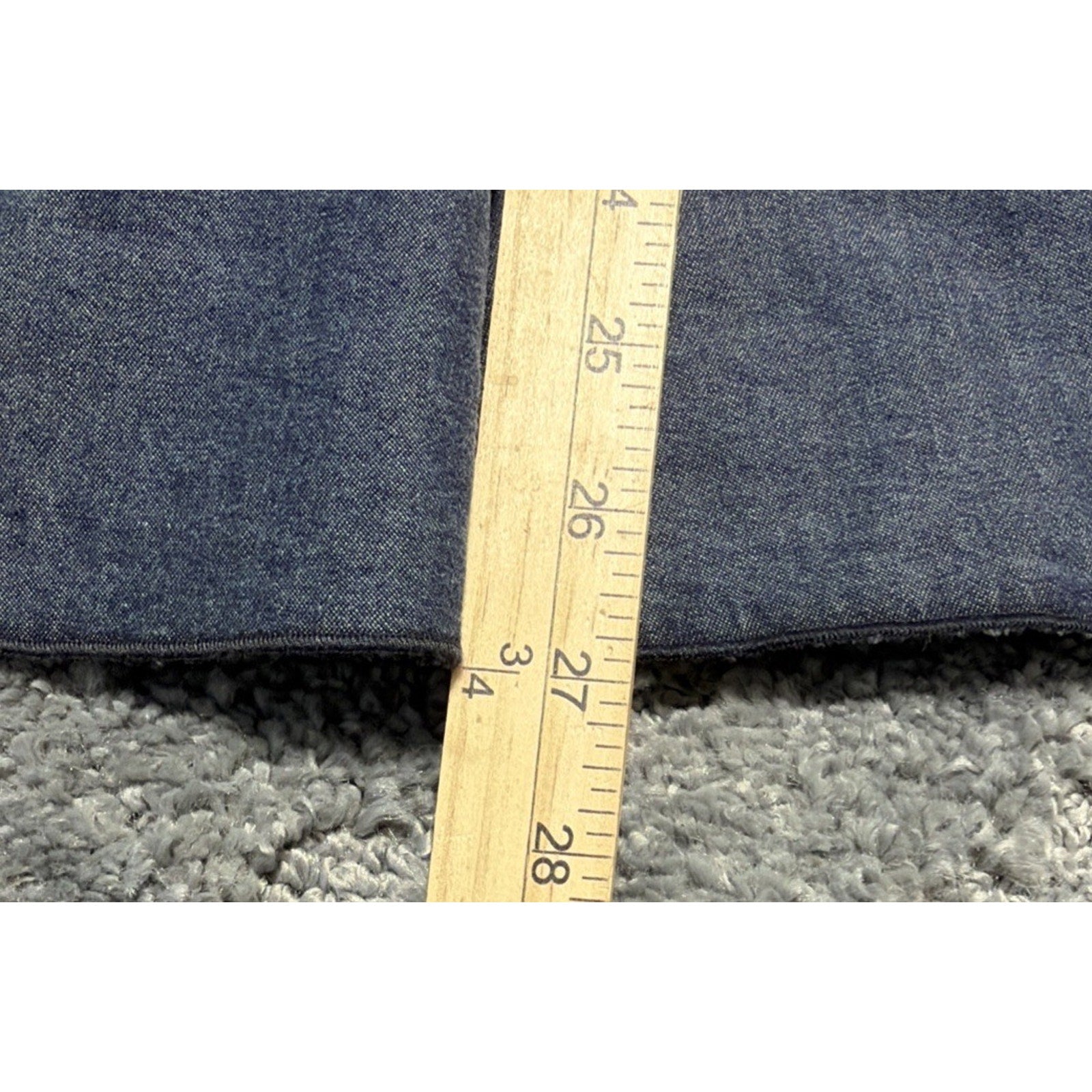 J Jill Skirt Womens Denim A Line Flare Boho Cowgirl size XL New