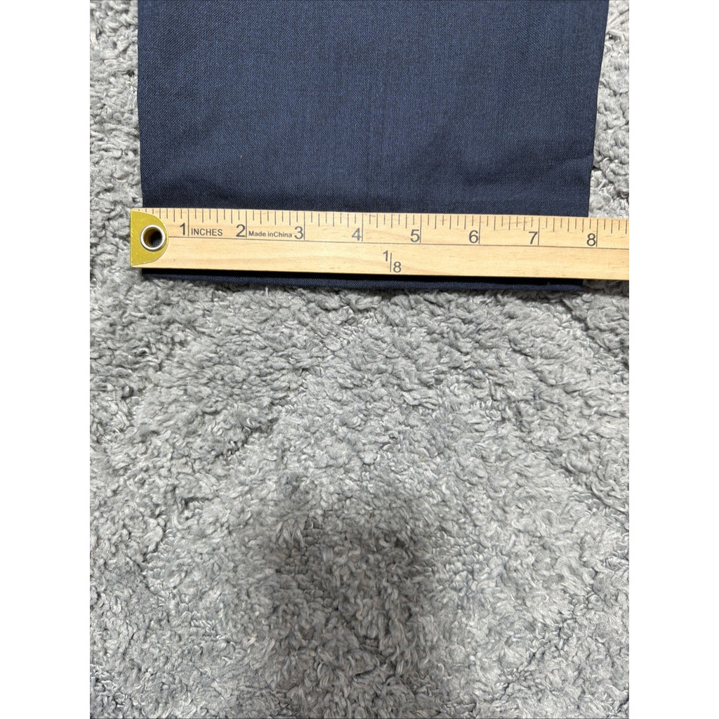 Calvin Klein Mens Slim Fit Tech Performance Solid Pants Navy Blue 36x32 Hem