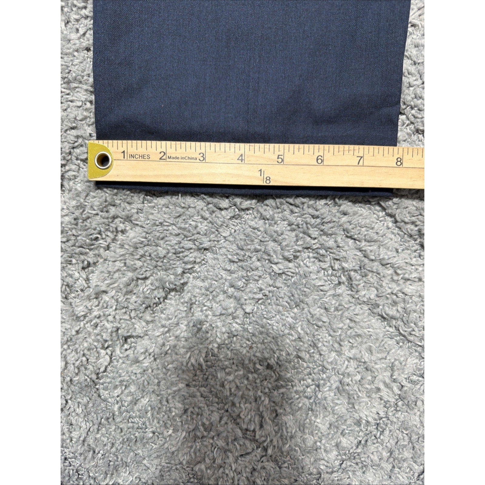 Calvin Klein Mens Slim Fit Tech Performance Solid Pants Navy Blue 36x32 Hem